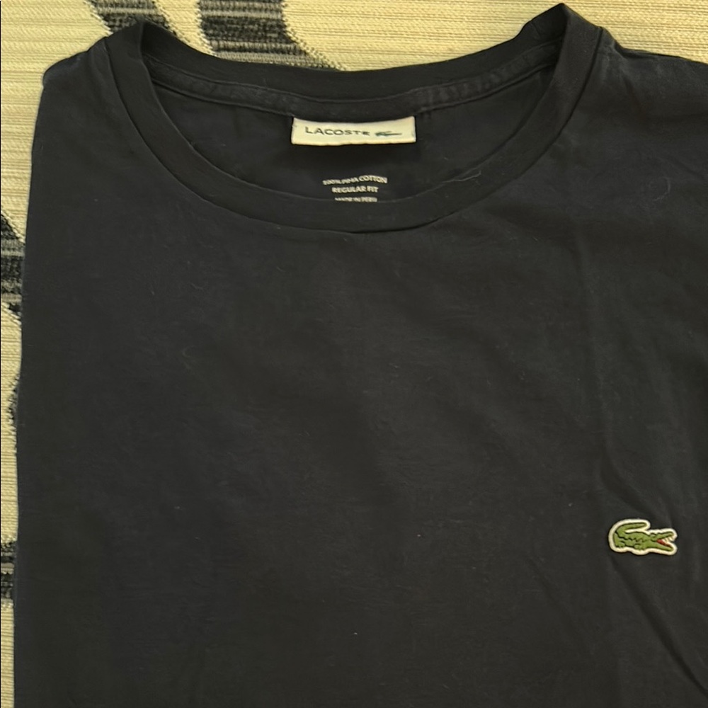 Lacoste Men's Black T-Shirt
